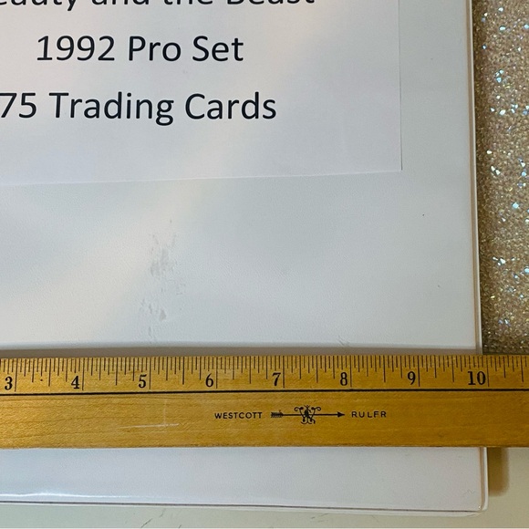 Vintage 1992’ Disney Beauty and the Beast Movie Trading Cards w/Binder Mint Card - Picture 14 of 15